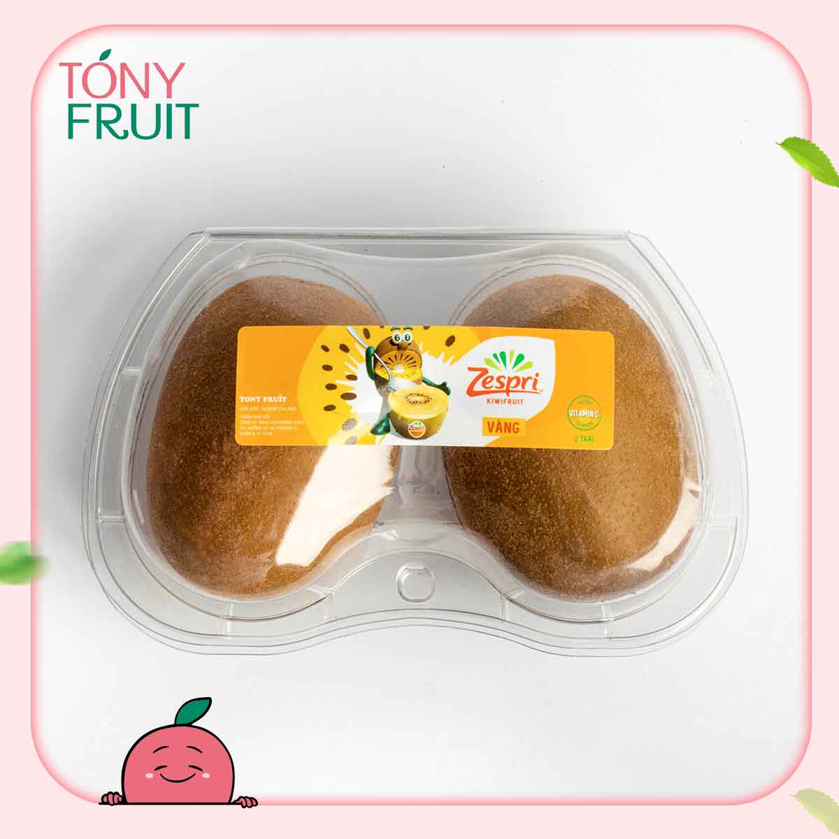 Trái Cây Tươi Kiwi Vàng Zespri Ngọt Thanh Hộp 2 Trái