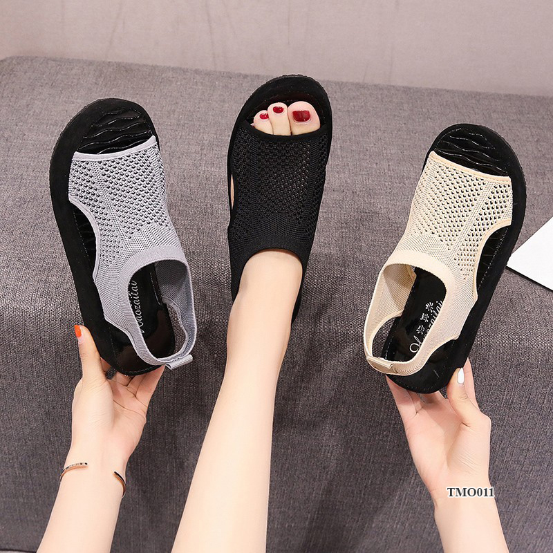 Sandal đế xuồng thời trang phong cách Hàn Quốc TMO011