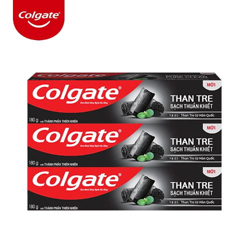 Kem đánh răng Colgate Thiên Nhiên kháng khuẩn từ than tre và bạc hà 180g