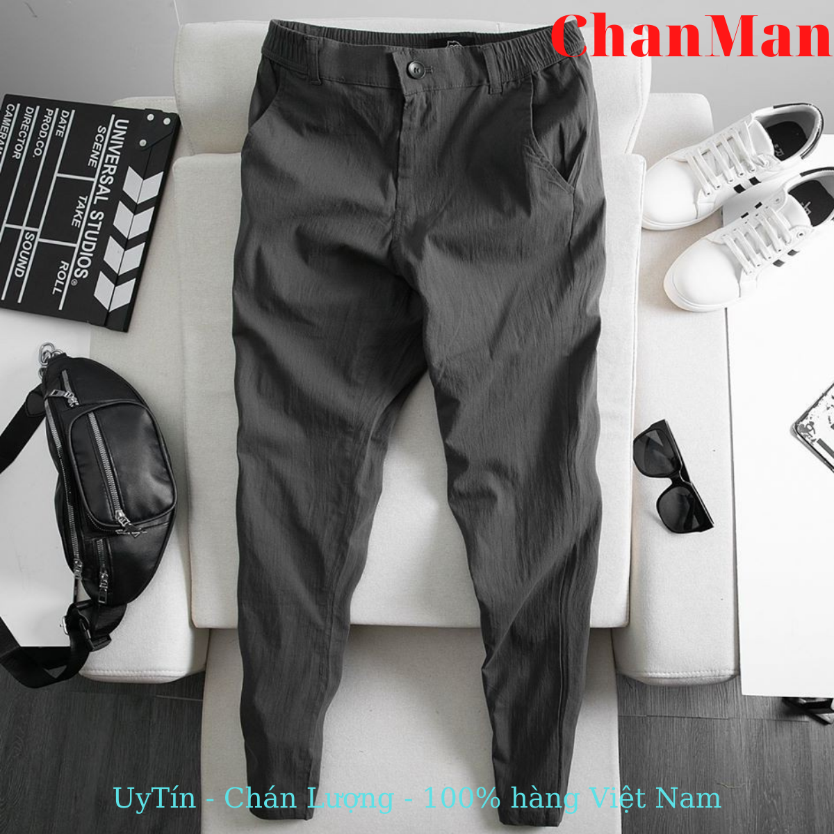 Quần nam Quần đũi dài nam ống suông Form Slimfit dáng âu