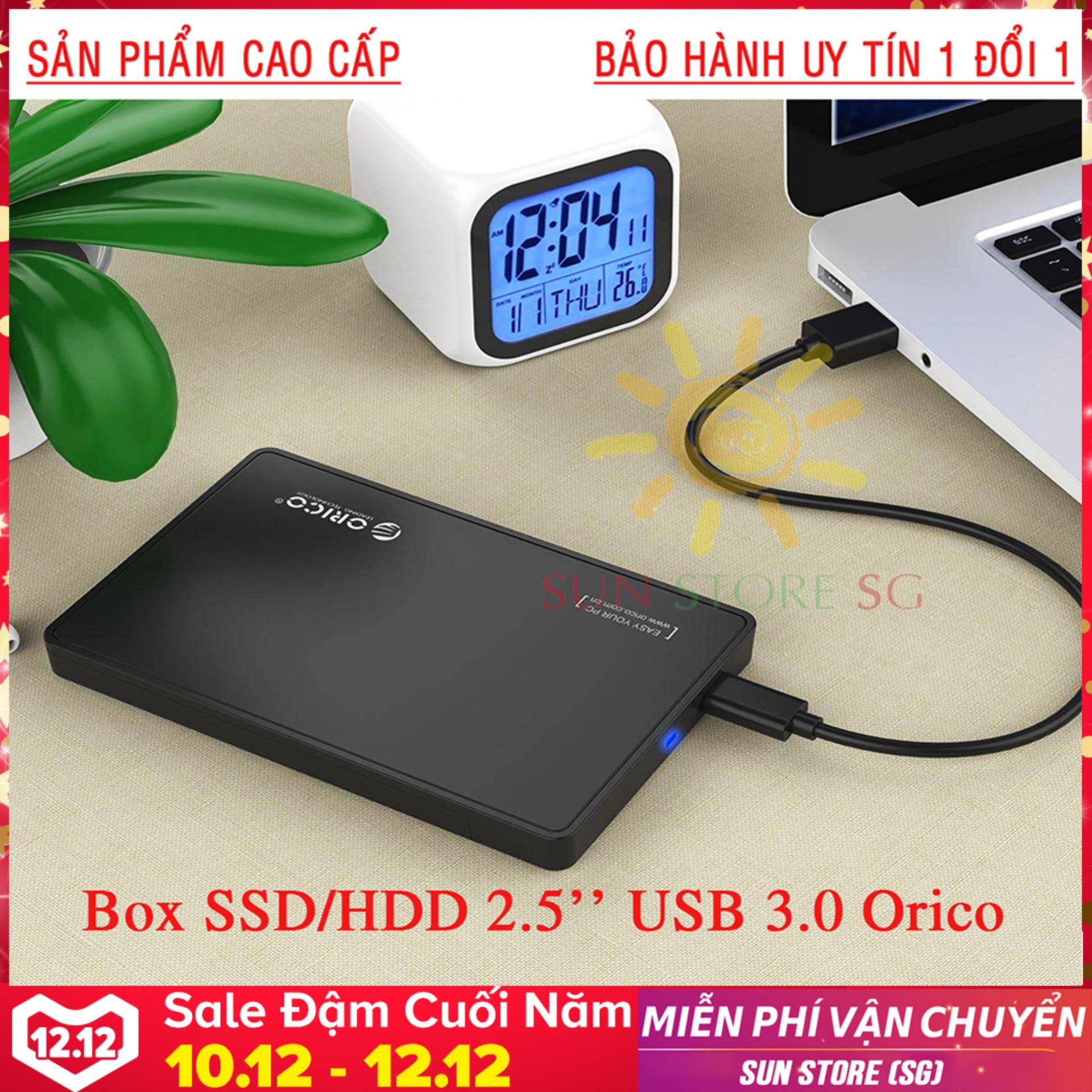 BOX ổ cứng di động  SSD & HDD 2.5″ USB 3.0 Orico Dòng Cao Cấp  Nhập khẩu, phân phối & bảo hành 1 đổi 1 bởi SUN STORE SG