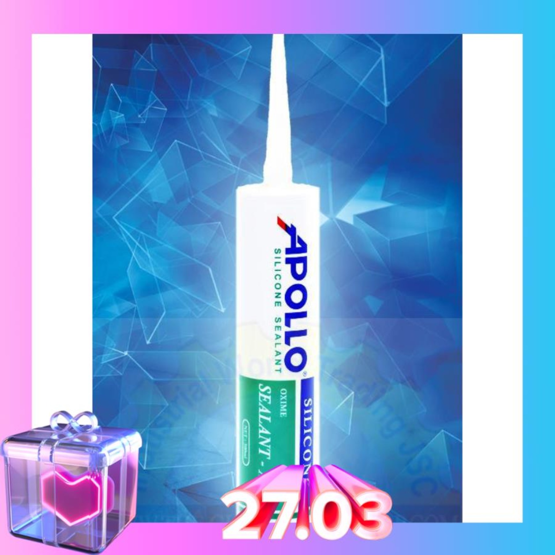 Keo silicon APOLLO - Keo kính - Keo bê tông