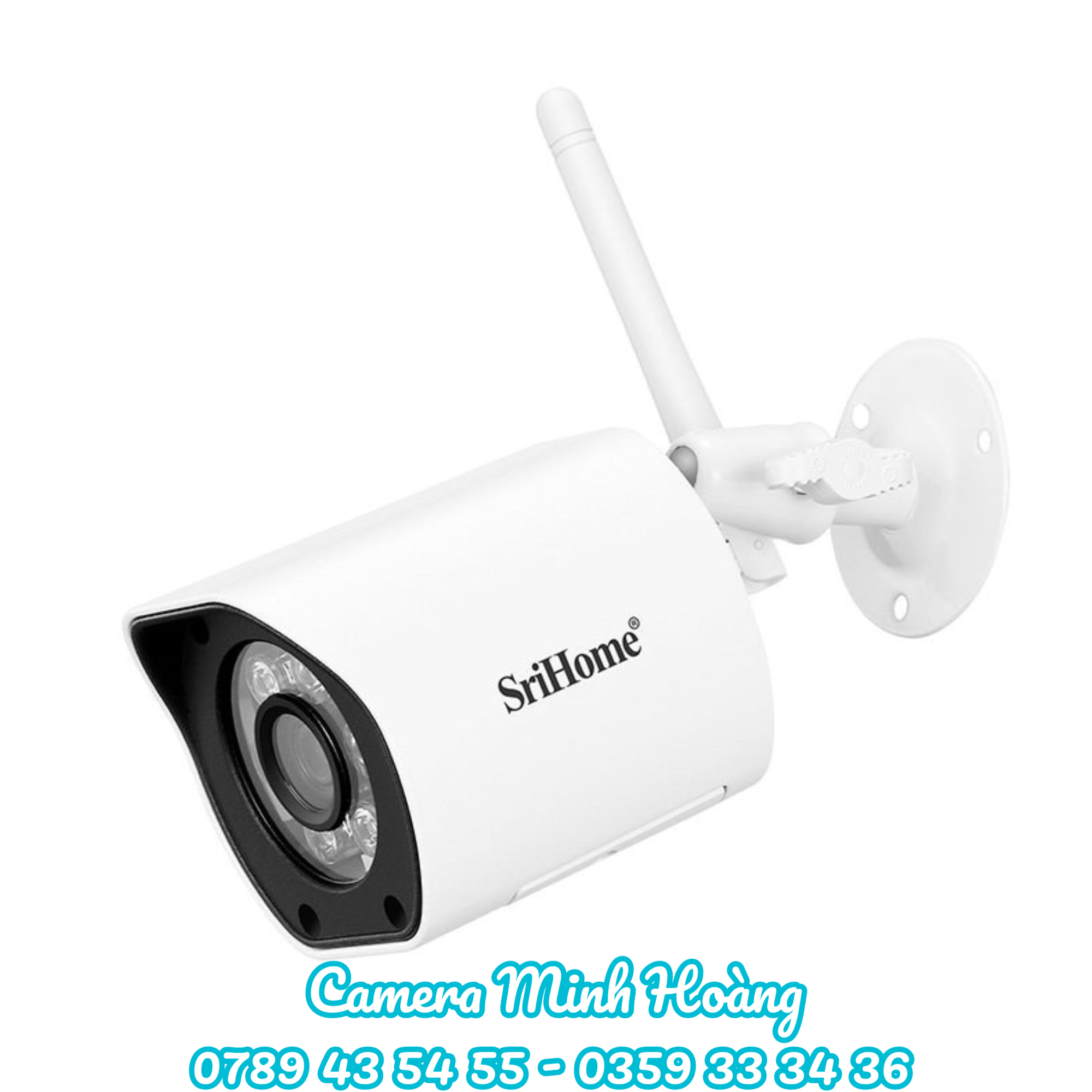 Camera wifi ngoài trời srihome sh034 5mp