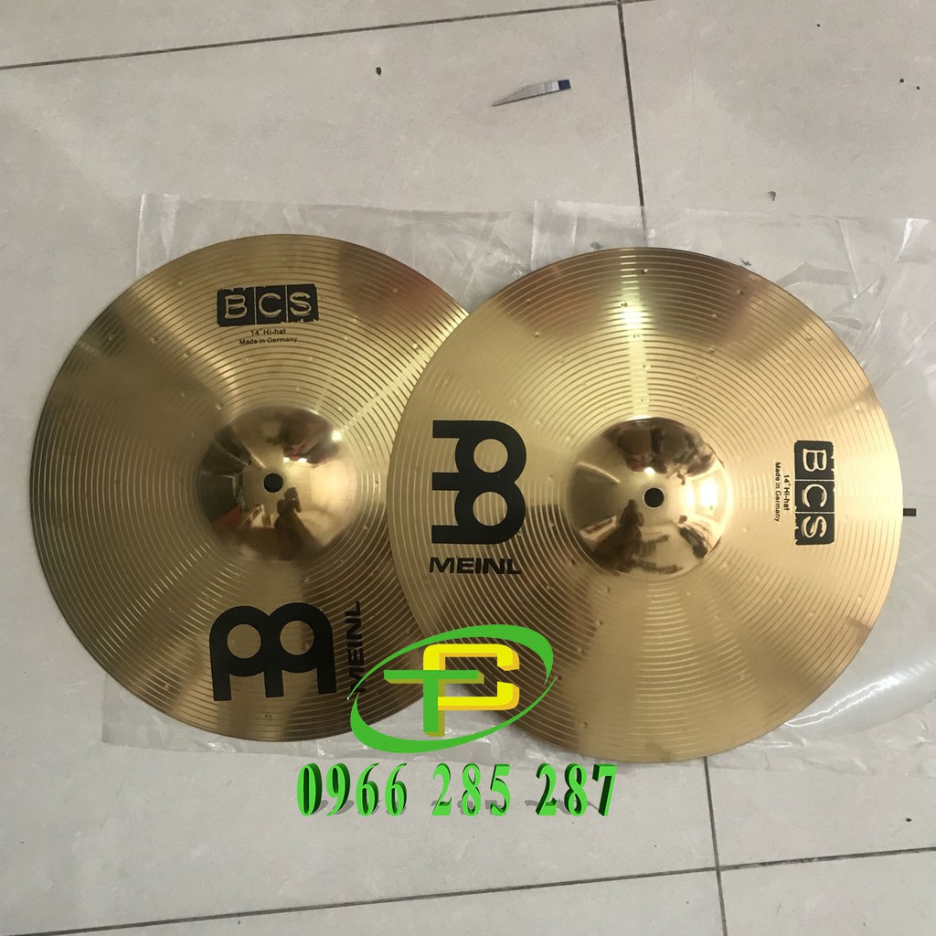 Cymbal Meinl Đức 14 inch - chập chả đức - chập cheng meinl đức HCS