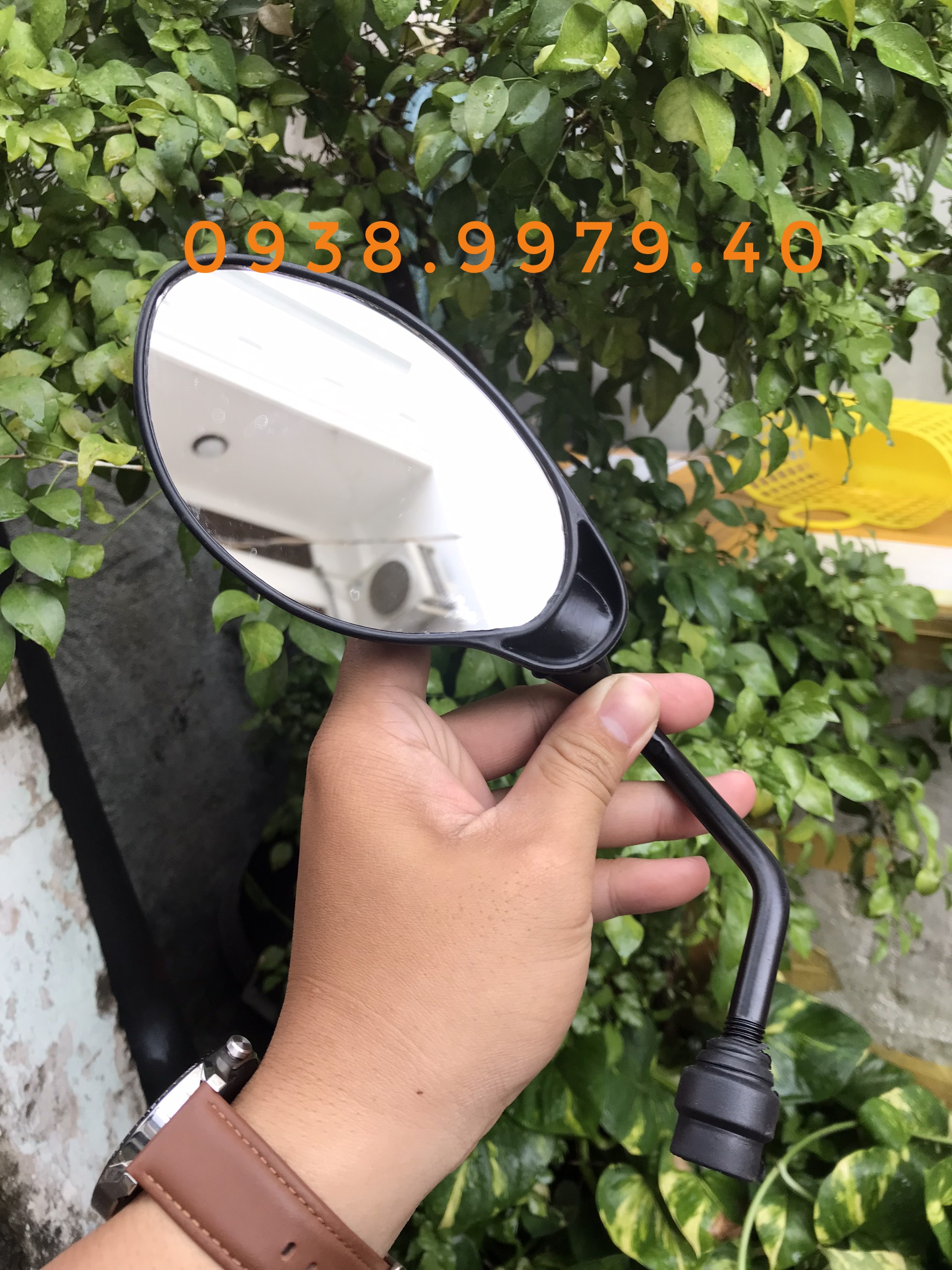 Kính Yaz, Gương Yaz bên trái 10li chân đen gắn các xe máy Honda Suzuki