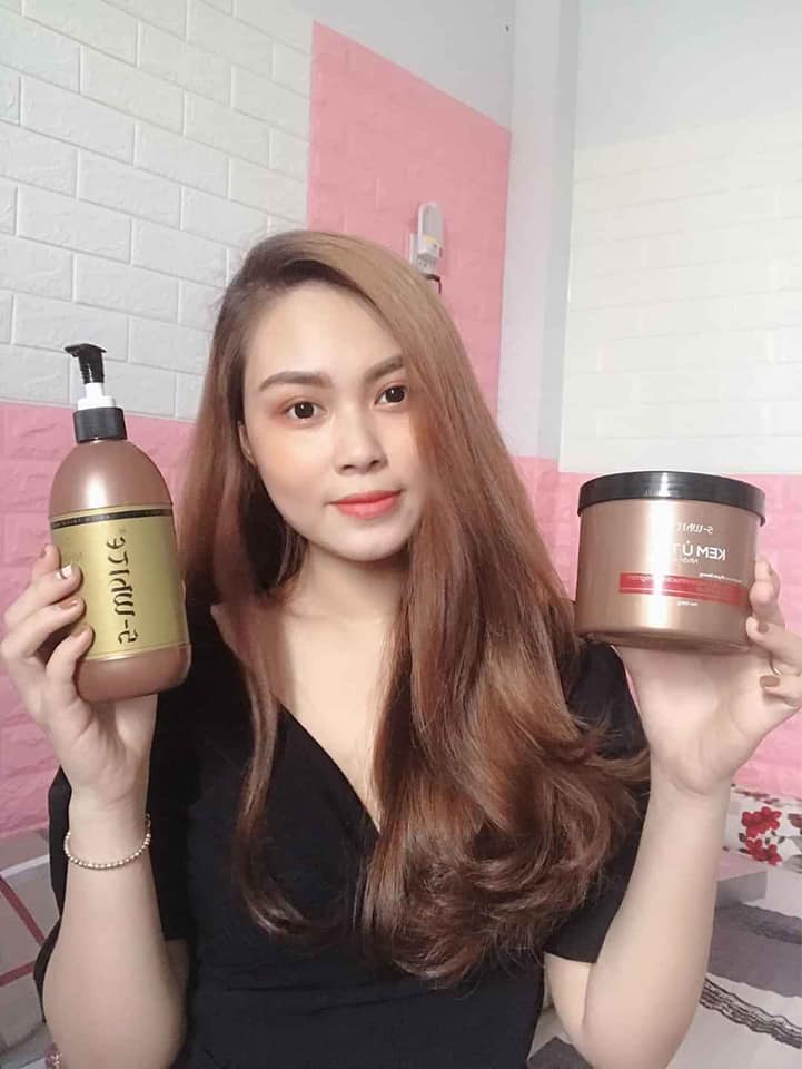 Combo ủ gội nhân sâm đào swhite