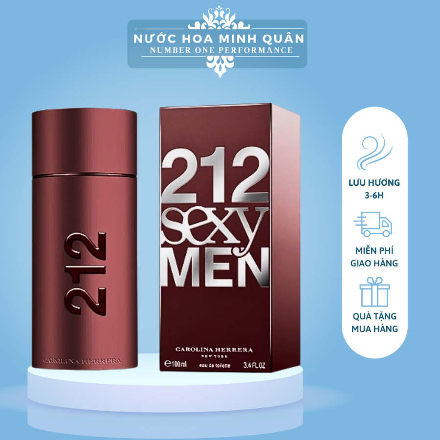 Nước hoa nam carolina herrera 212 sexy men 100ml