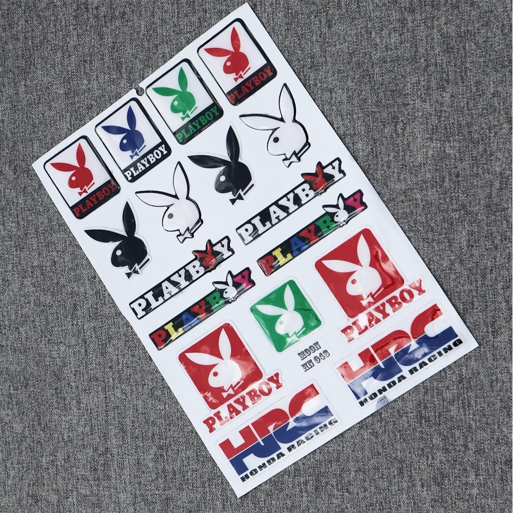 [HOT] Bộ Tem Nổi - Logo PlayBOy cực cute dành cho AE fan PlayBoy nhé