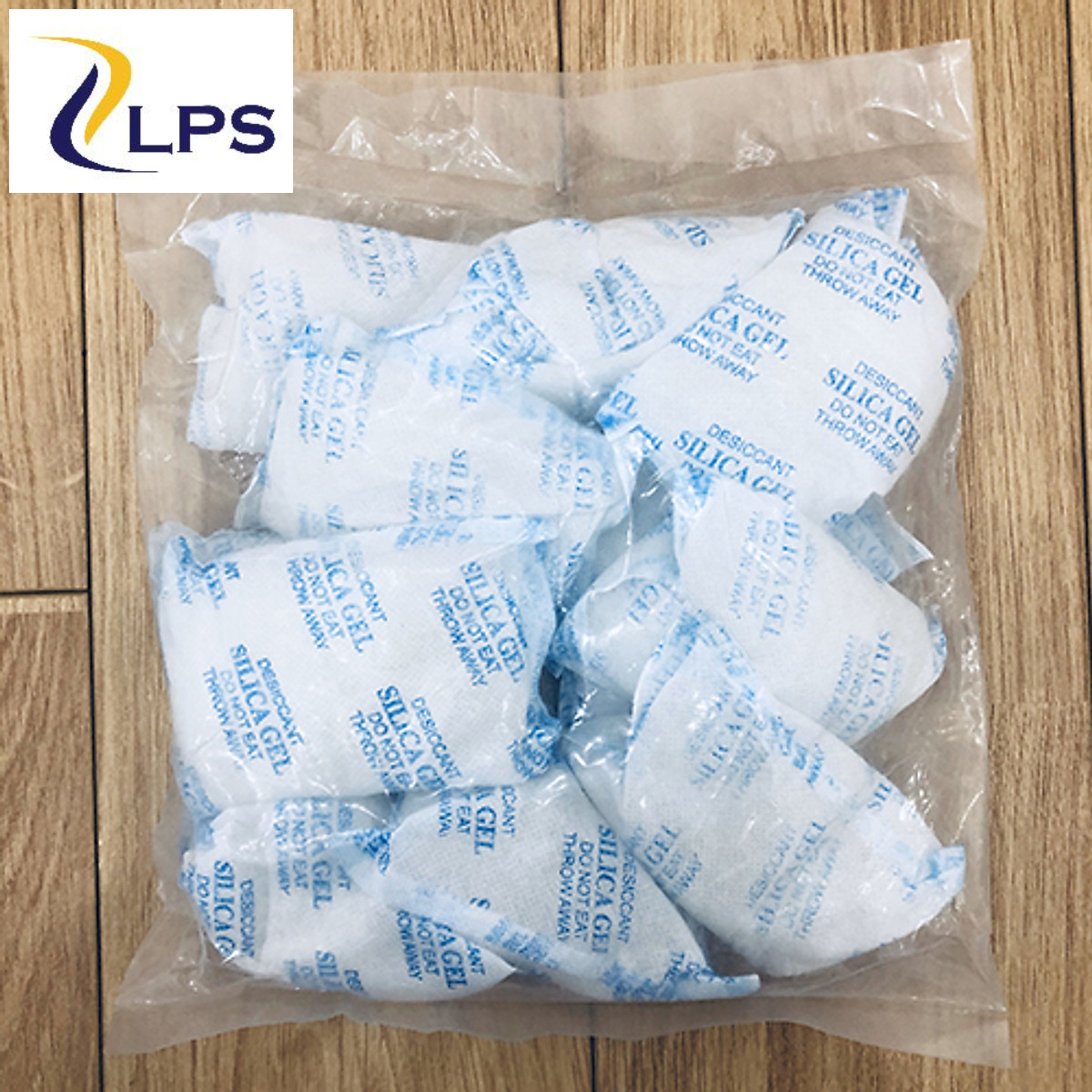 Gói hút ẩm Silicagel loại 100gram dùng cho bảo quản thiết bị điện tử, gói hút ẩm giày dép , gói hút ẩm quần áo , gói hút ẩm tủ bàn , gói hút ẩm thực phẩm khô (1kg có 10 gói nhỏ kích thước 10x14cm)