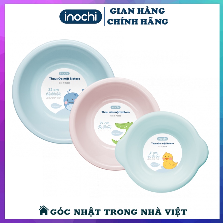 Chậu Nhựa Thau Rửa Mặt Cho Bé INOCHI Cao Cấp