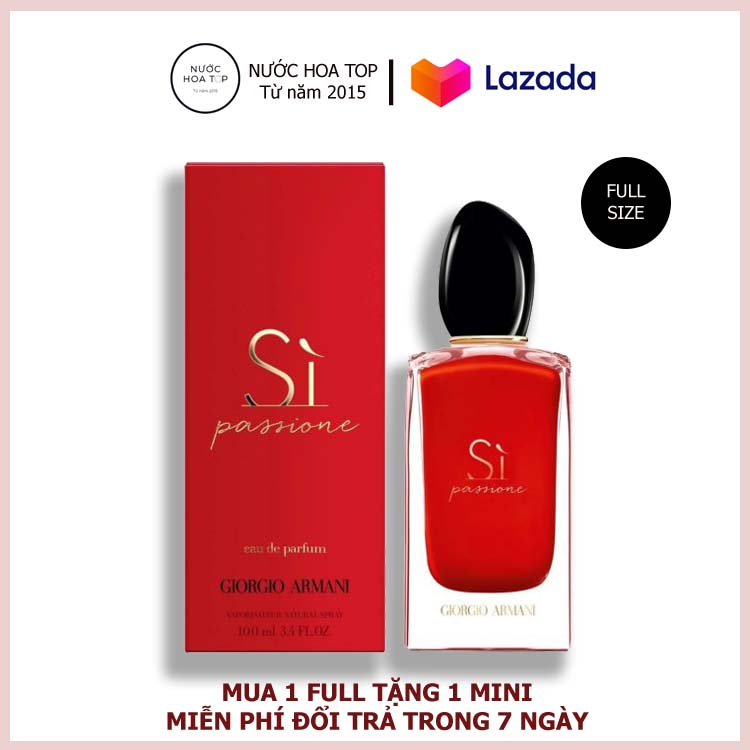 Nước Hoa Giorgio Armani Sì Passione Eau De Parfum chính hãng lưu hương 7h