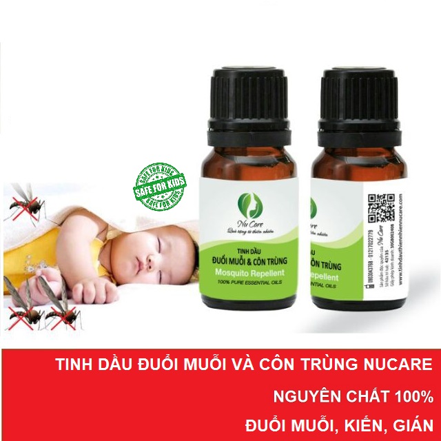 [HCM]Tinh Dầu Đuổi Muỗi và Côn Trung Nu Care