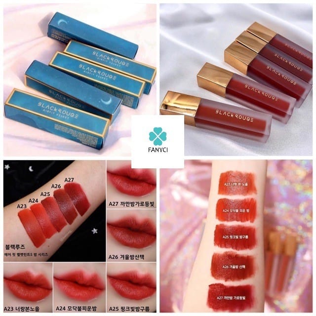 SON KEM BLACK ROUGE ĐỦ MÀU