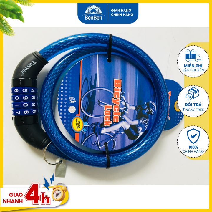 Dây cáp bọc nhựa loại dài 95cm - khoá xe máy khoá xe đạp khoá cổng - khoa xe may khoa xe dap khoa cong khoa nha