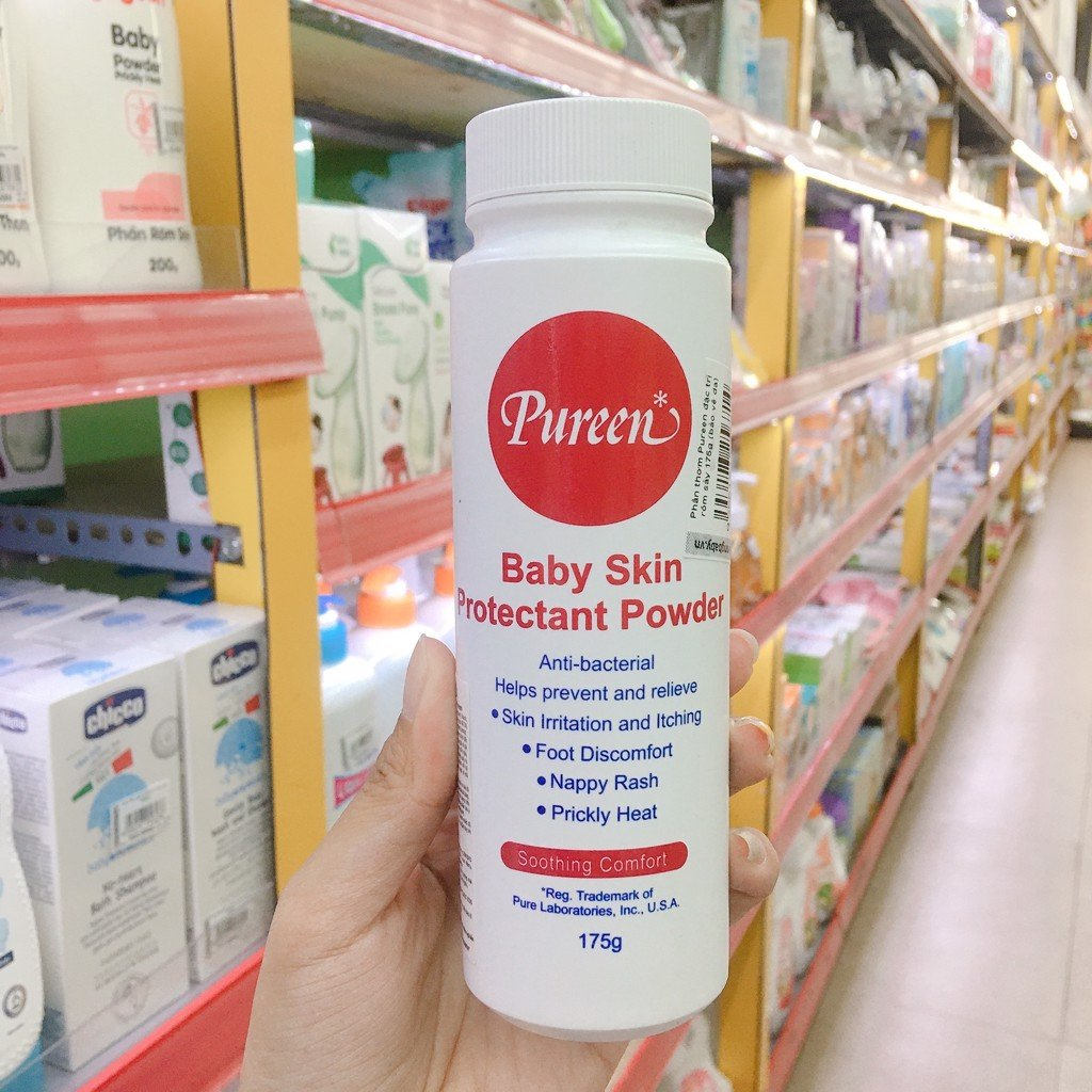 Phấn cho bé PUREEN HCM Baby Skin Protectant Powder 175g Phấn thơm Pureen