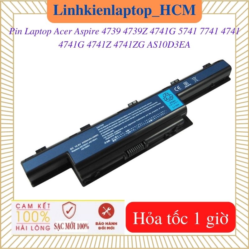 Pin laptop acer aspire 4741 4741g 4741z 4741zg 4739 4739z 4741g 5741 7741 as10d3ea