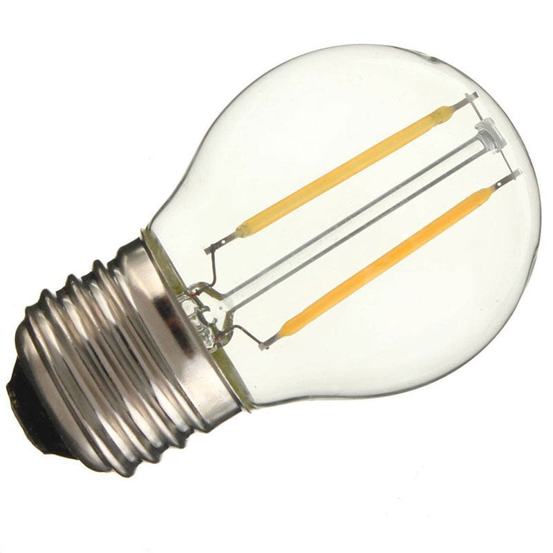 Bóng đèn tròn trang trí edison vintage g45 e27 2w