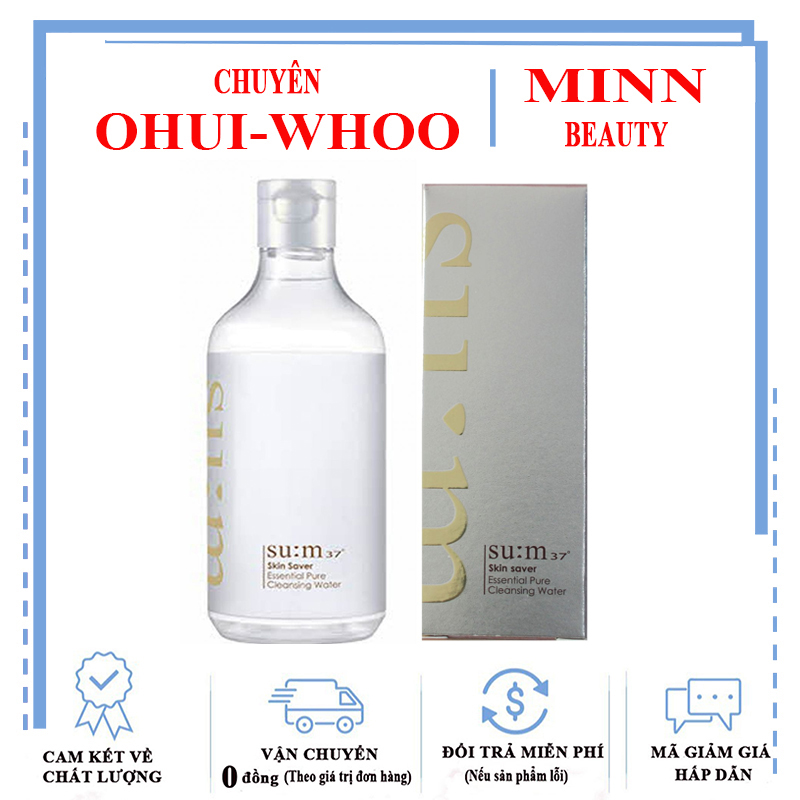 Nước Tẩy Trang Su:m37 Skin Saver Essential Pure Cleansing Water 100ml