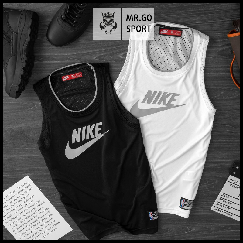 Áo sát nách thể thao cao cấp nam thun lạnh phối lười co dãn 4 chiều MG35