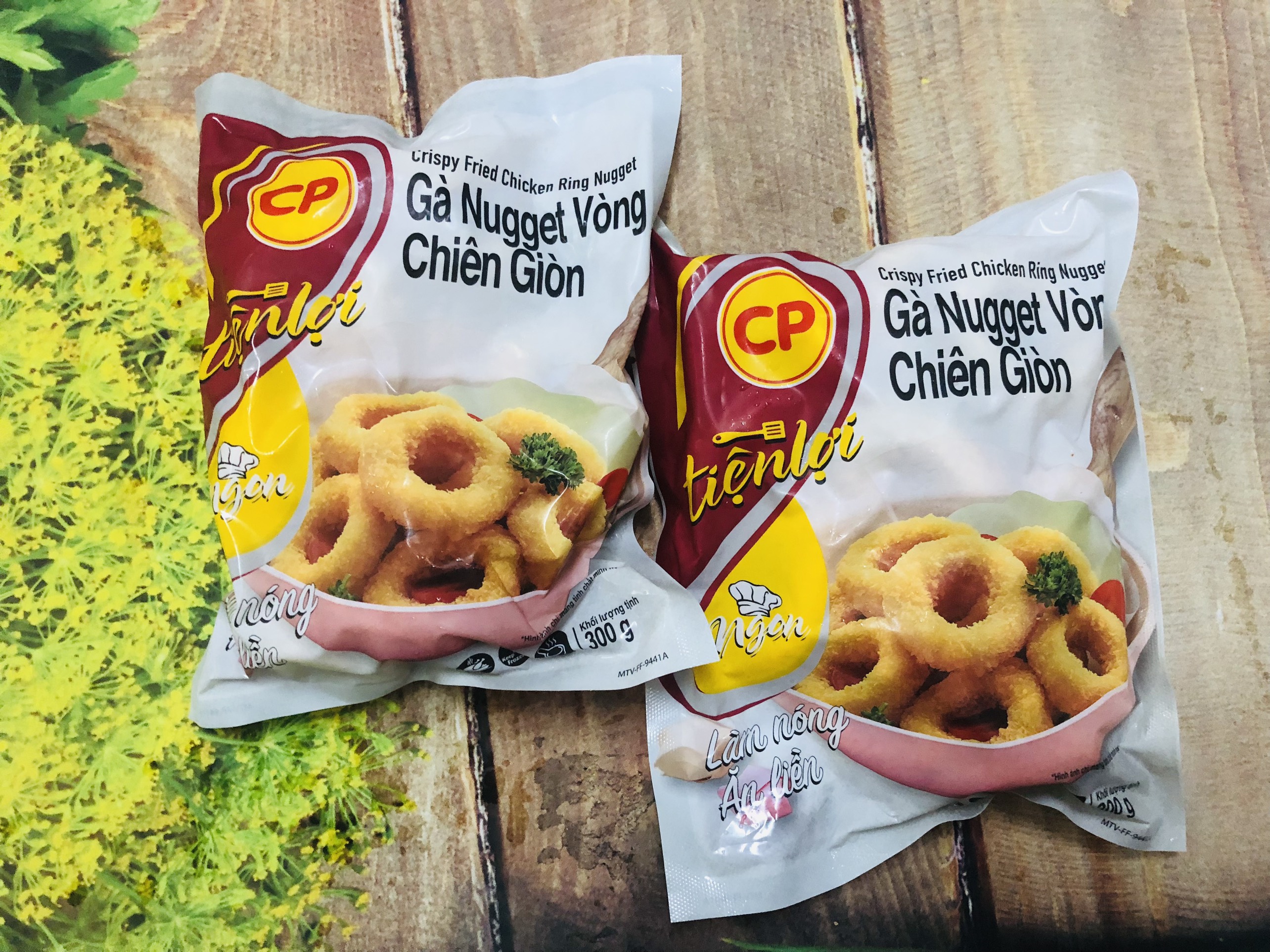 gà rán CP Nugget vòng gói 300g