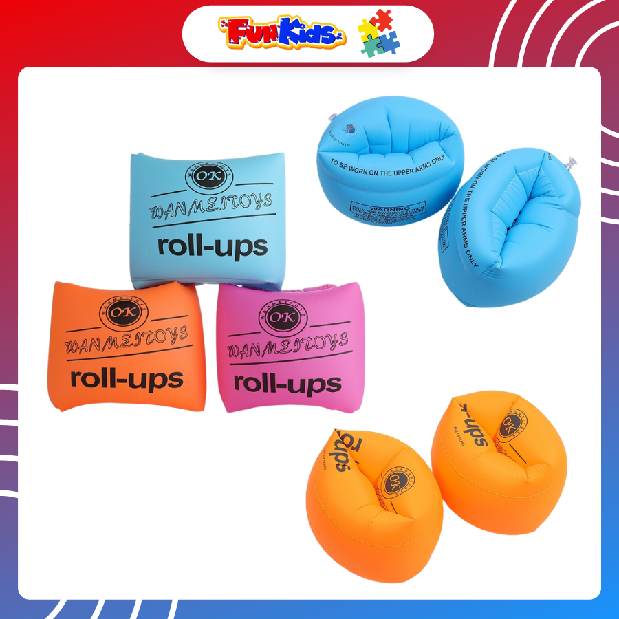 (1ĐÔI) Phao tay, phao đeo tay tập bơi cho trẻ em/ người lớn chất liệu PVC dẻo cực bền với 2 khoang khí 2 van riêng biệt giúp trẻ làm quen với các động tác tập bơi