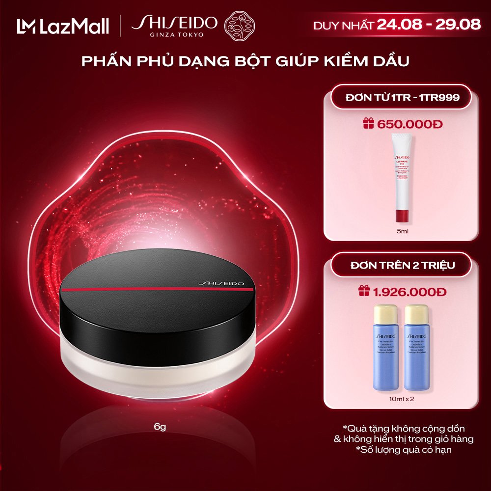 Phấn phủ dạng bột Shiseido Synchro Skin Invisible Silk Loose Powder 6g
