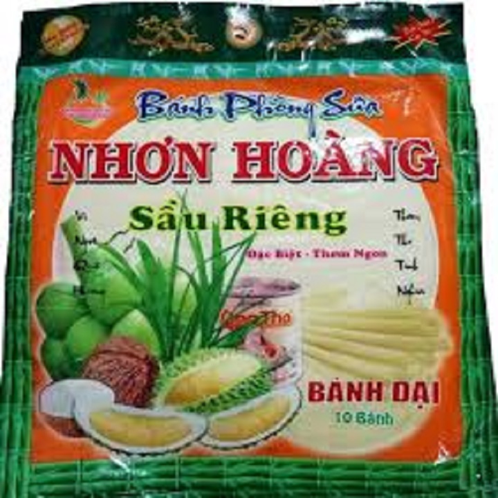 [10 Cái Đại] Bánh Tráng Phồng Sữa Nhơn Hoàng