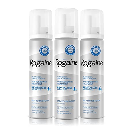 Set 3 Kem Mọc Tóc Minoxidil 5% Mens Rogaine Dạng Bọt DÀNH CHO NAM GIỚI 180ml