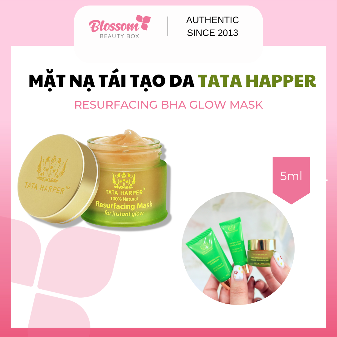 Minisize 5ML - Mặt nạ tái tạo da Tata Harper Resurfacing BHA Glow Mask