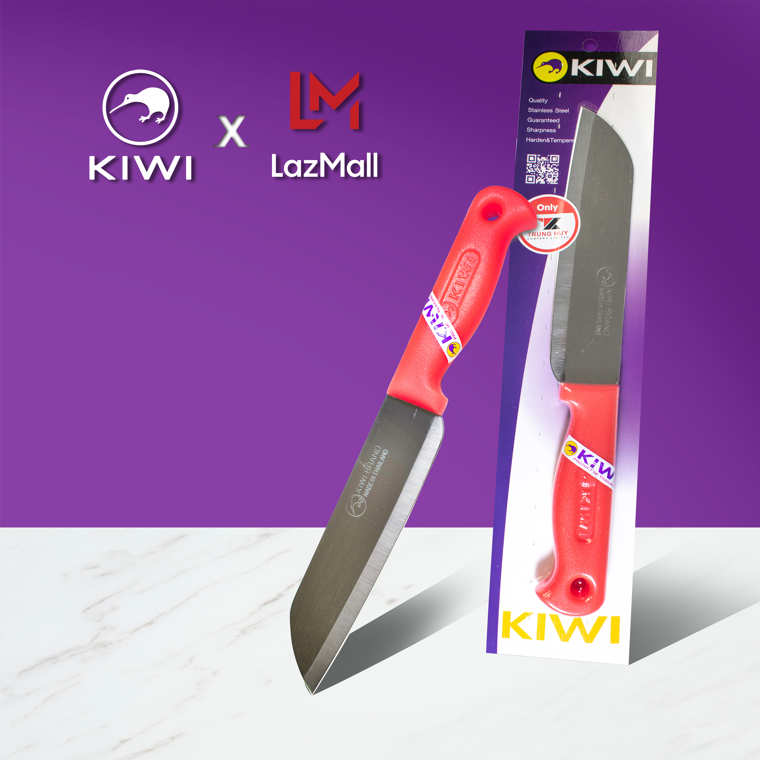 Dao nhà bếp java 7" cán nhựa nhỏ kiwi thai lan - r477
