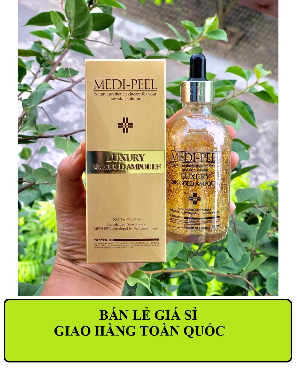 Tinh chất gold medi-peel luxury 24k gold ampoule, medi peel luxury 24k gold ampoule 100ml