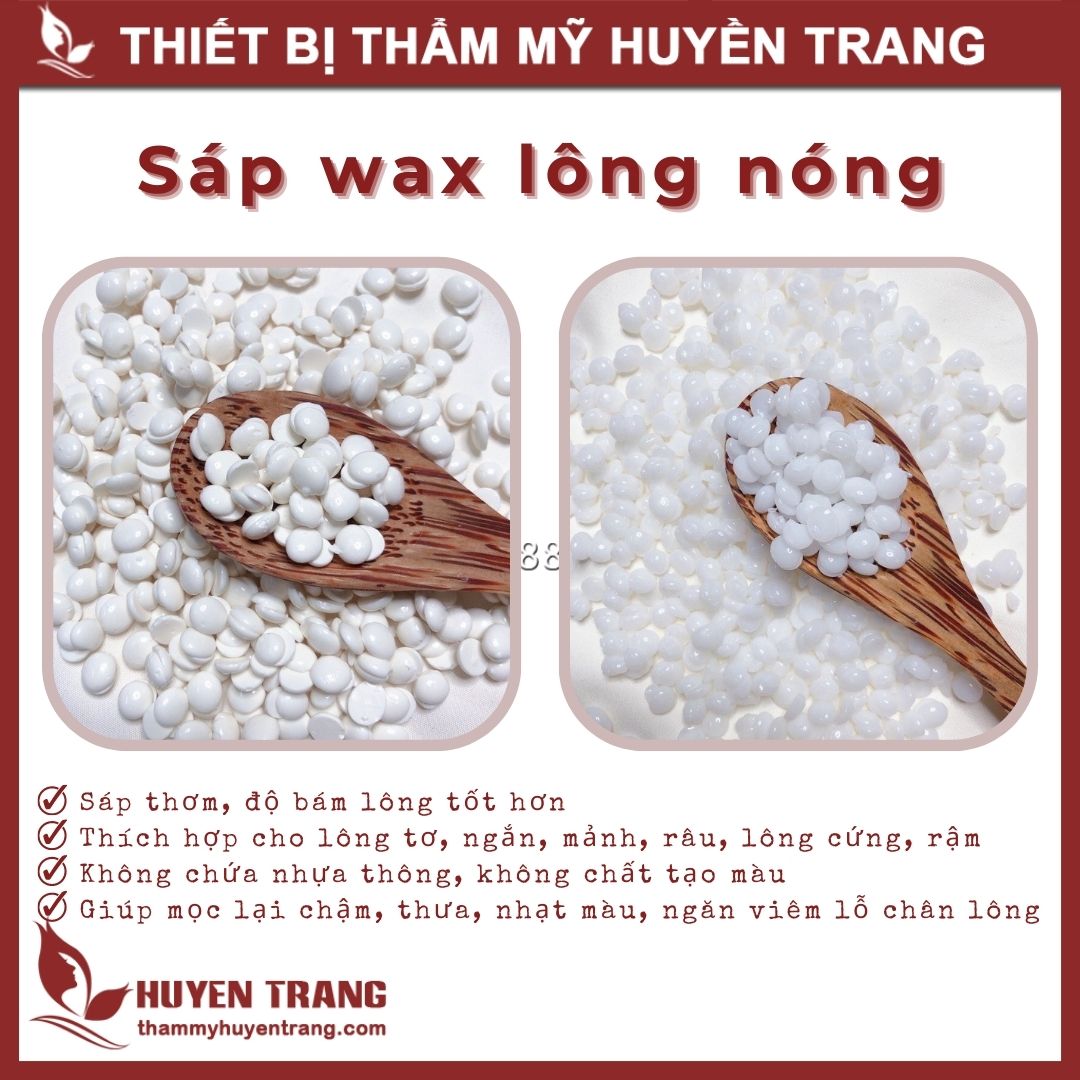 Sáp wax lông nách, bikini, ria mép siêu bám lông nanocee