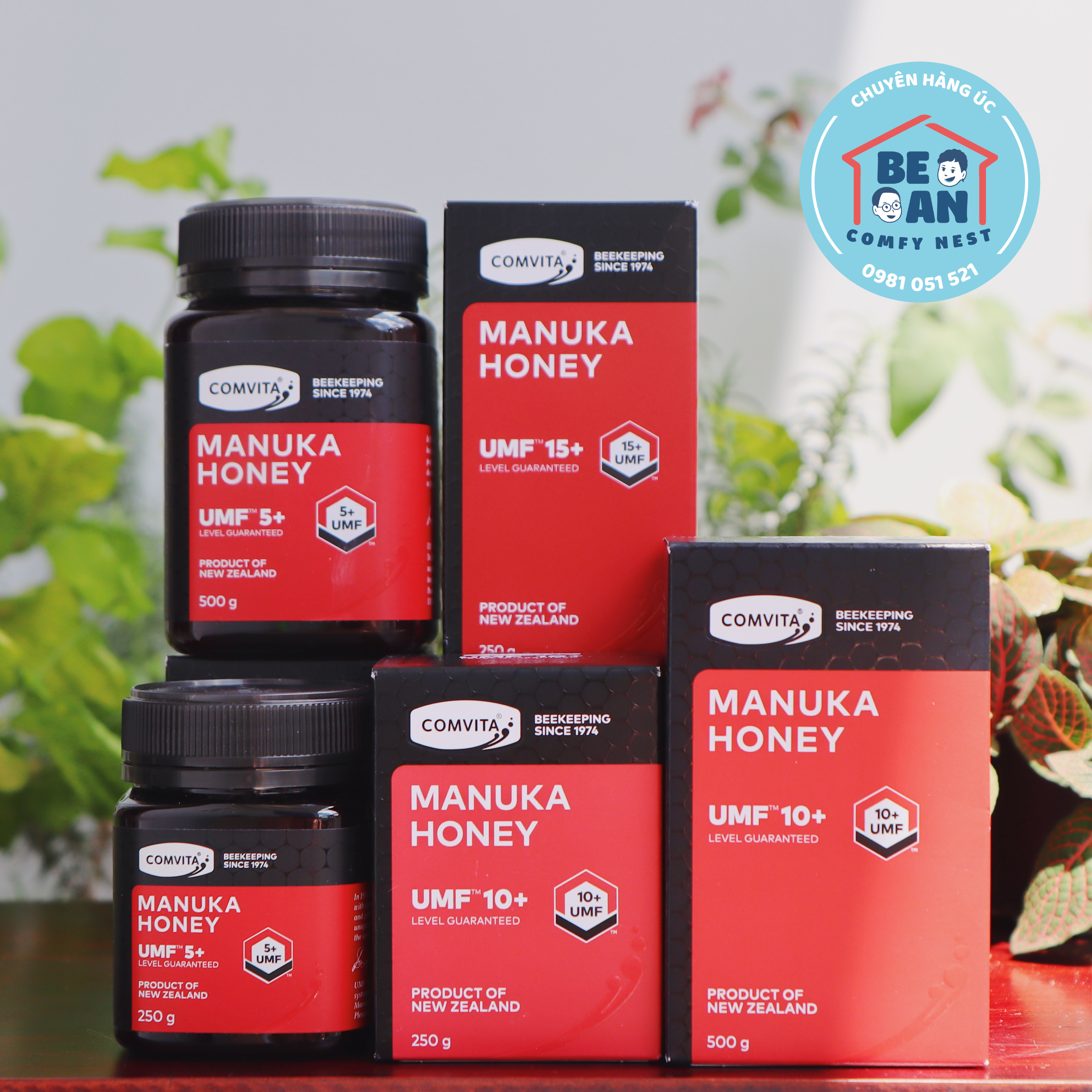 [HCM]Mật ong Manuka Comvita (UMF 5+ 10+ 15+) - Hàng New Zealand