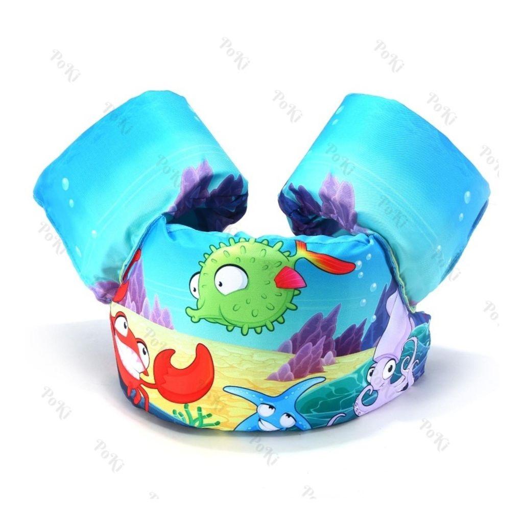 Phao bơi tay cho trẻ em có đỡ ngực cao cấp, phao boi tay cho tre em co do nguc cao cap