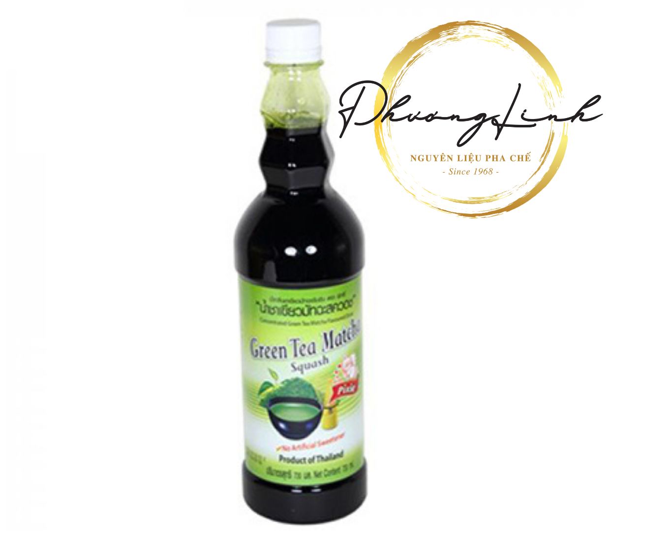 Siro/syrup mùi trà xanh matcha hiệu pixie thể tích chai 730ml sản phẩm như hình mô tả 100%