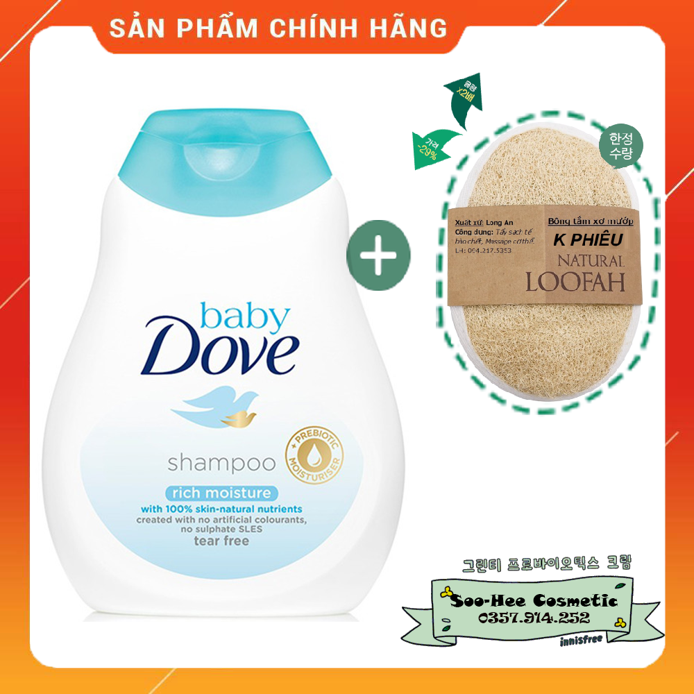 Dầu Gội Baby Dove nuôi dưỡng chuyên sâu 200ml
