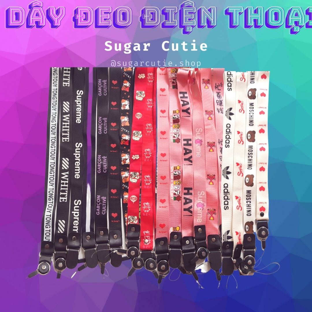 Dây đeo điện thoại bảng lớn dành cho mọi điện thoại, đeo thẻ, phone strap