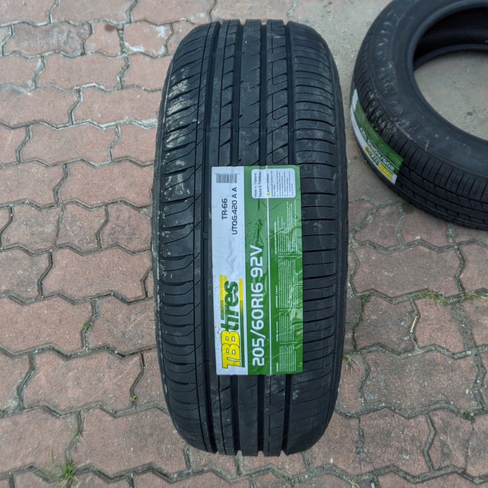 205/60R16 TR-66 TBB THÁI LAN Vỏ lốp xe ô tô BMW 116i, Vỏ lốp xe ô tô Hyundai Accent 2018