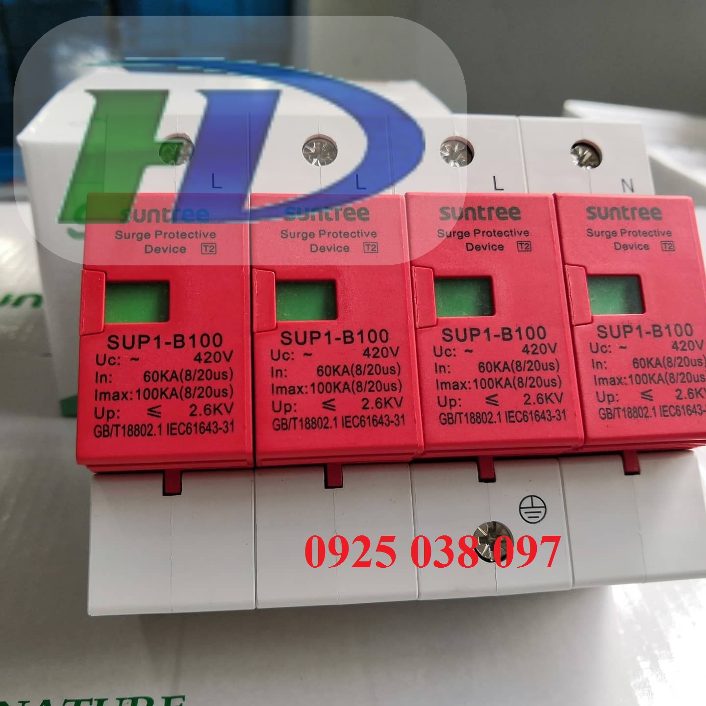 Spd 3 pha 3p+n 100ka , chống sét lan truyền 100ka