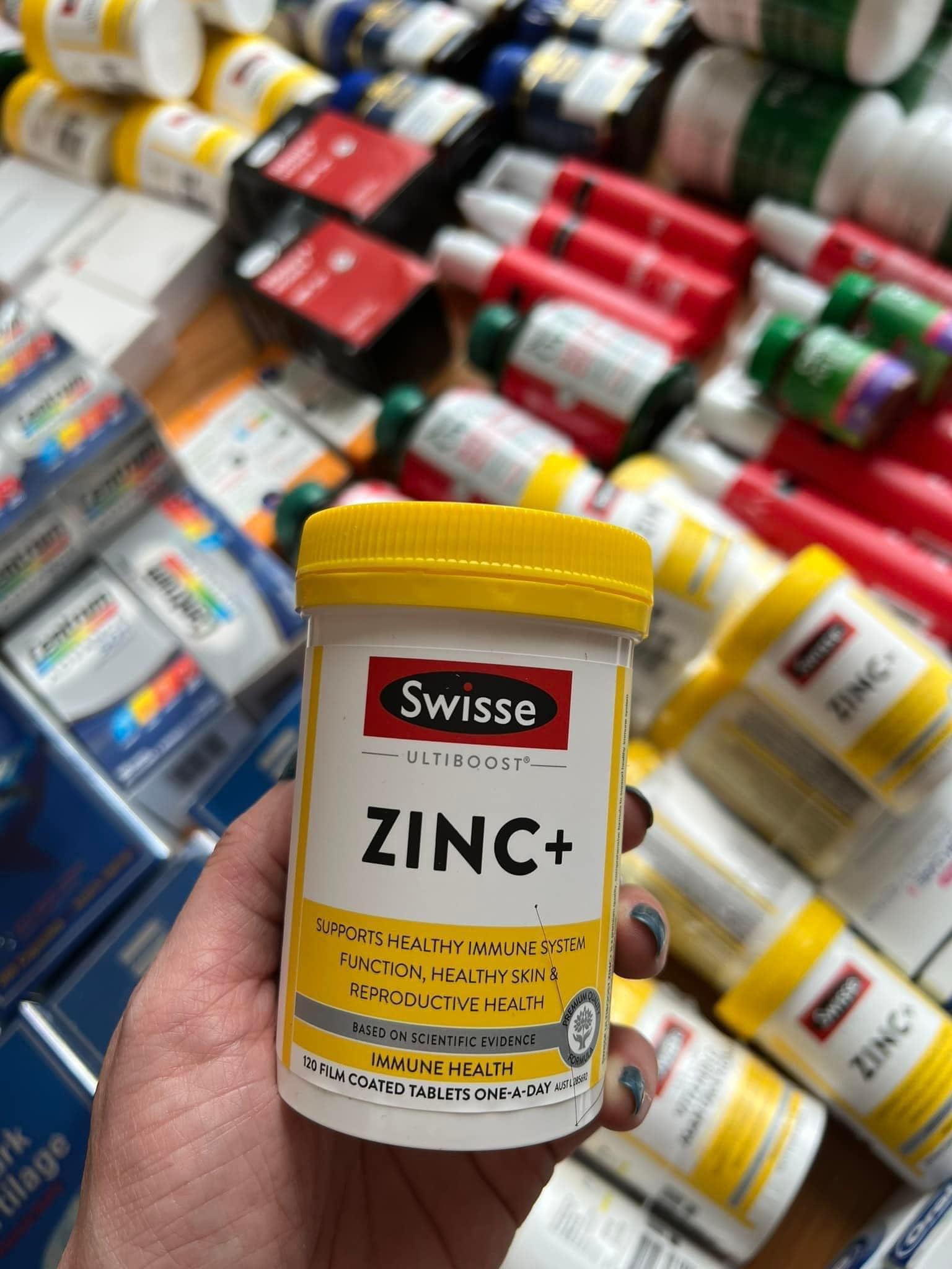 Kẽm Swisse Ultiboost Zinc+ 120 Tablet