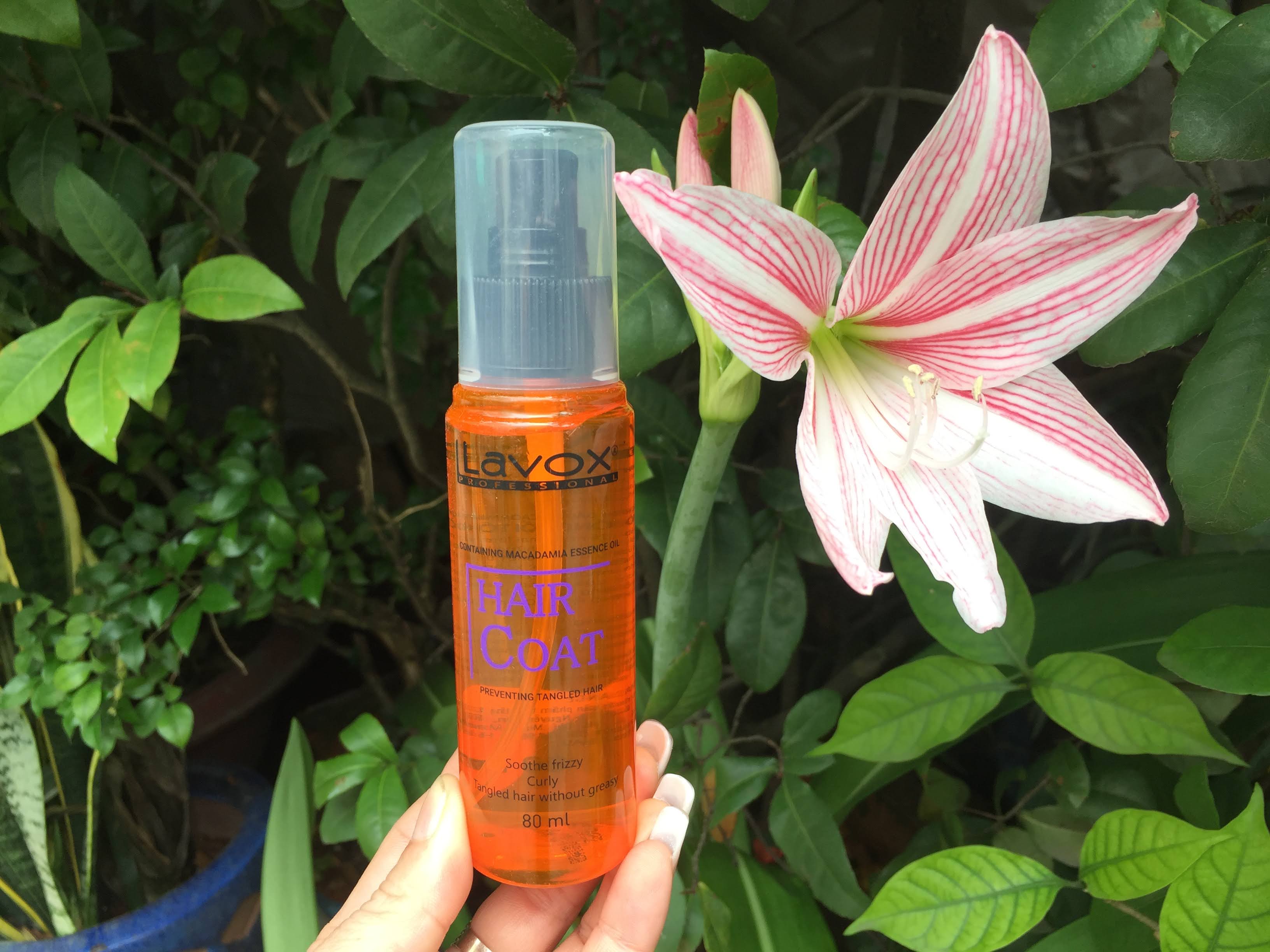 Chai xịt Dầu bóng tóc Lavox 80 ml