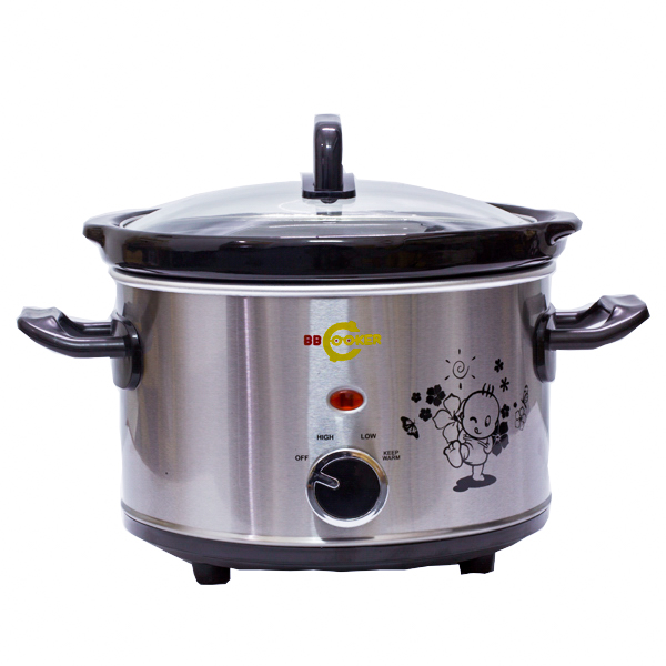 Nồi nấu cháo chậm BBCooker đa chức năng BS25 2.5L, thương hiệu Hàn Quốc, hàng chính hãng bảo hành 12 tháng
