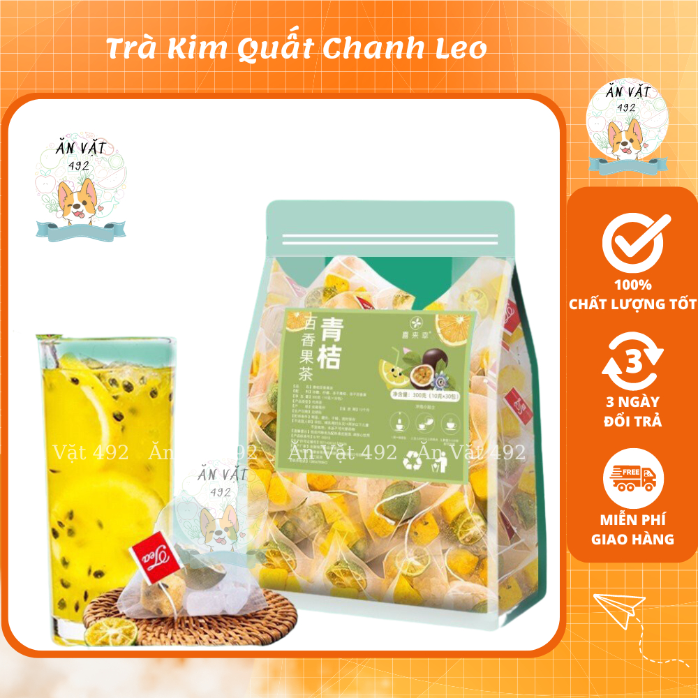 Trà kim quất chanh leo đập tan cơn khát giải nhiệt mùa hè - ăn vặt 492