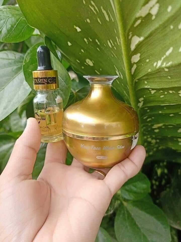 Combo kem face nhân sâm n collagen và serum nhân sâm n collagen