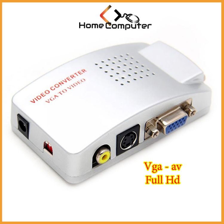 Bộ chuyển đổi VGA sang AV tặng kèm nguồn. Bảo hành 6 tháng.Home computer