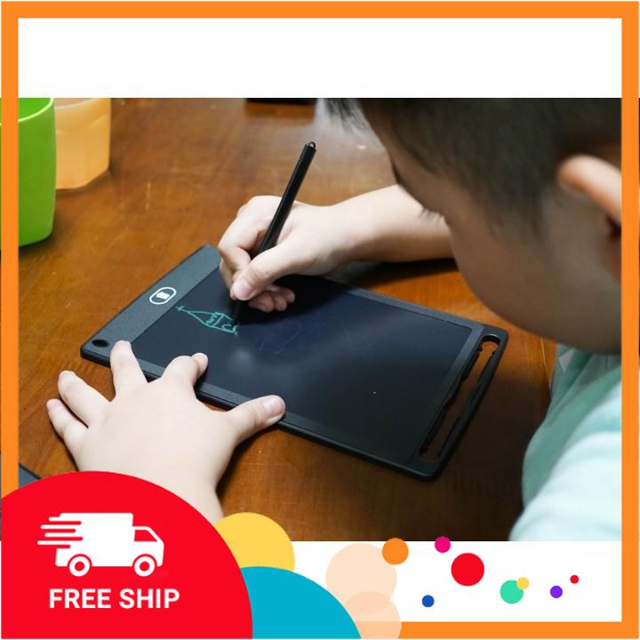 Bảng viết, vẽ điện tử, tự xóa thông minh màn hình LCD 8.5 inch (tặng kèm bút cảm ứng) - LOẠI TỐT - Thương Hiệu Số 1 Việt Nam