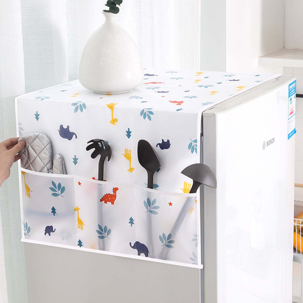 Tấm phủ tủ lạnh vải dù có túi