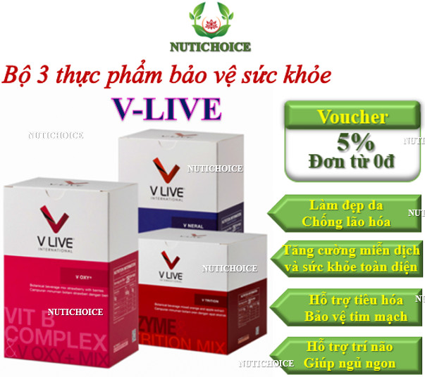 Bộ 3 thực phẩm VLive