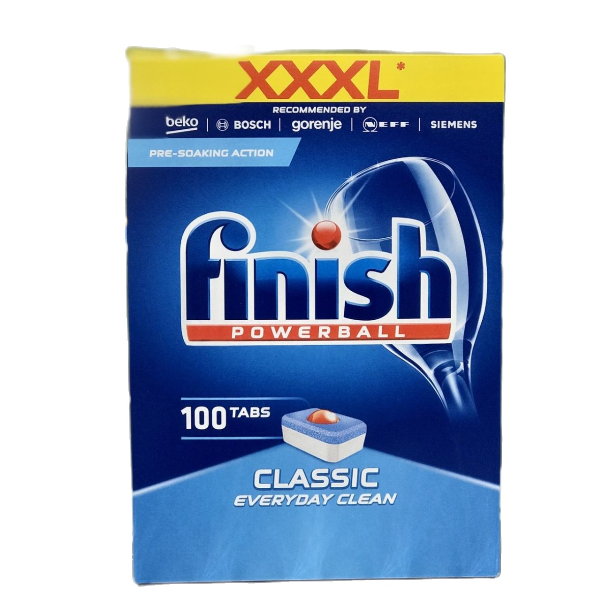 VIÊN RỬA CHÉN BÁT /LY FINISH 100 VIÊN CLASSIC DÙNG CHO MÁY RỬA BÁT
