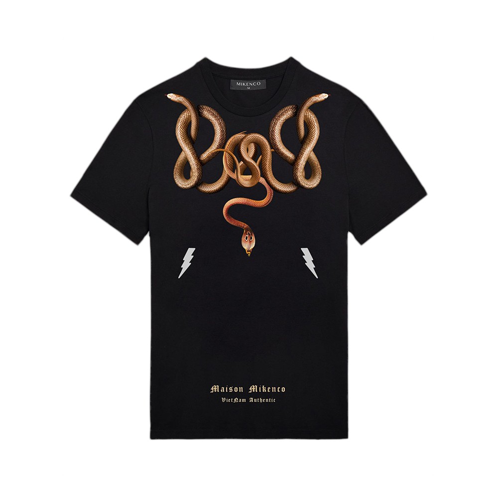 [GY]Áo thun nam ngắn tay MIKENCO Cobra họa tiết rắn hổ mang